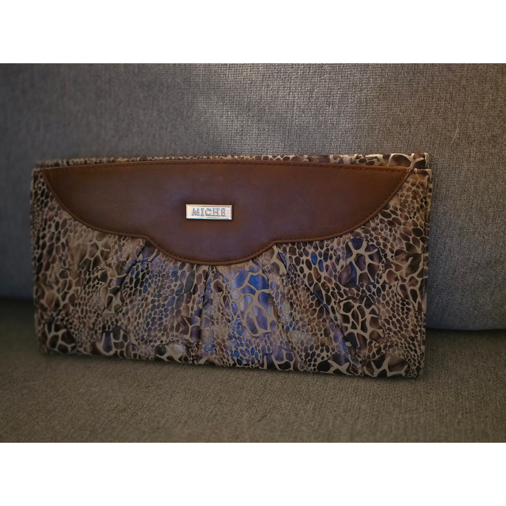 Miche Classic Shell Raquel Animal Print Brown Tan Faux Leather Bag Cover